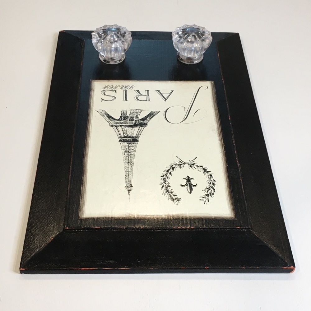 Paris Wall Decor & Coat Rack - Picture 6 of 9